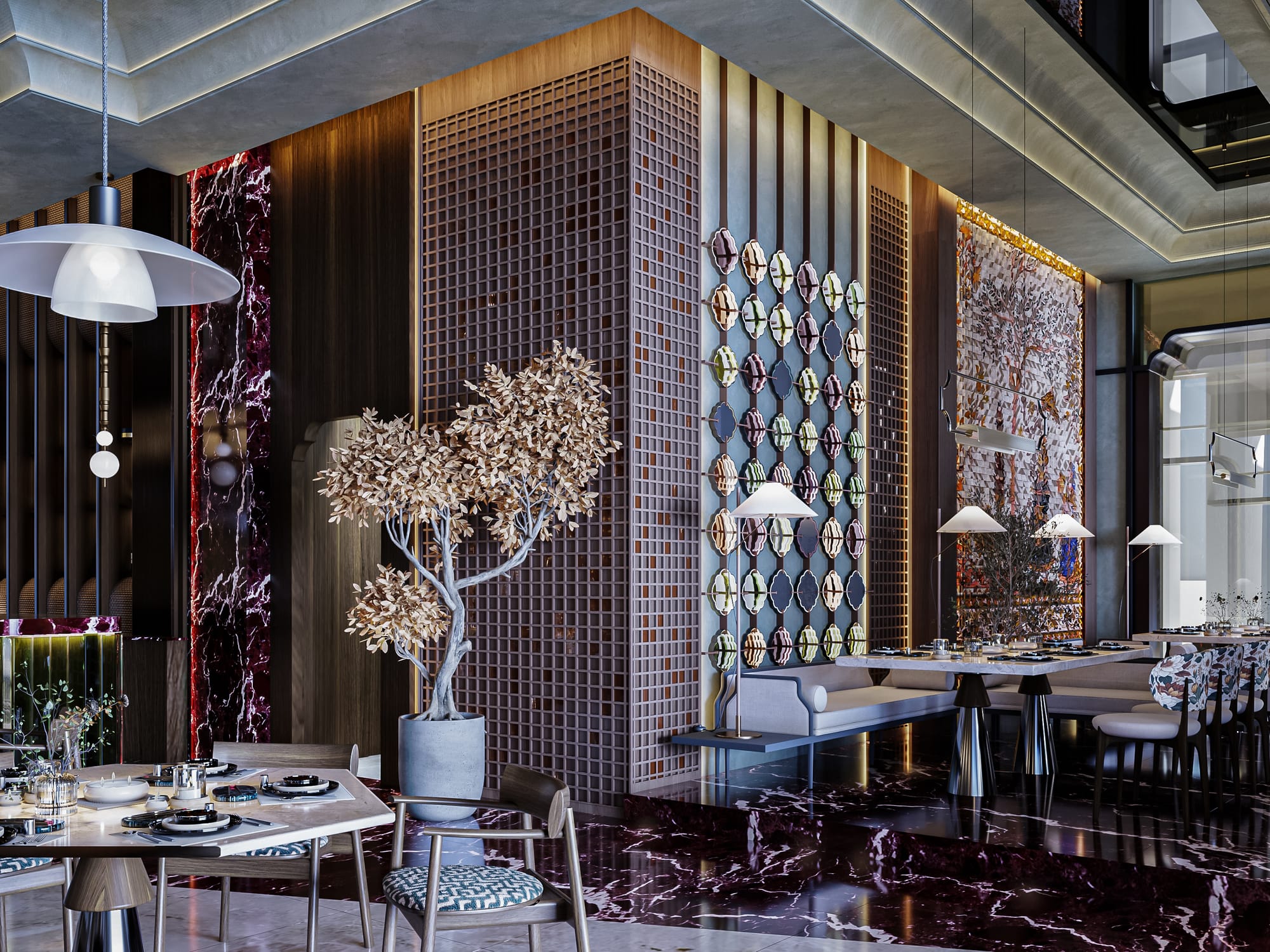 Nuwa restaurant interior